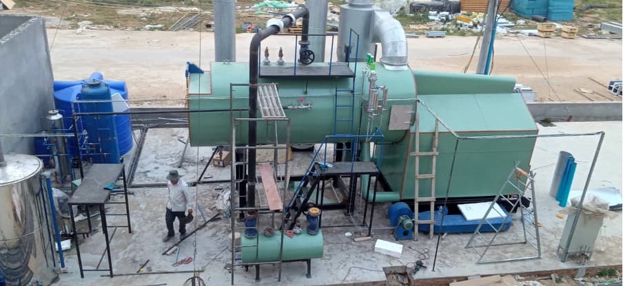 Lò hơi ghi tĩnh kiểu ống nước ống lửa