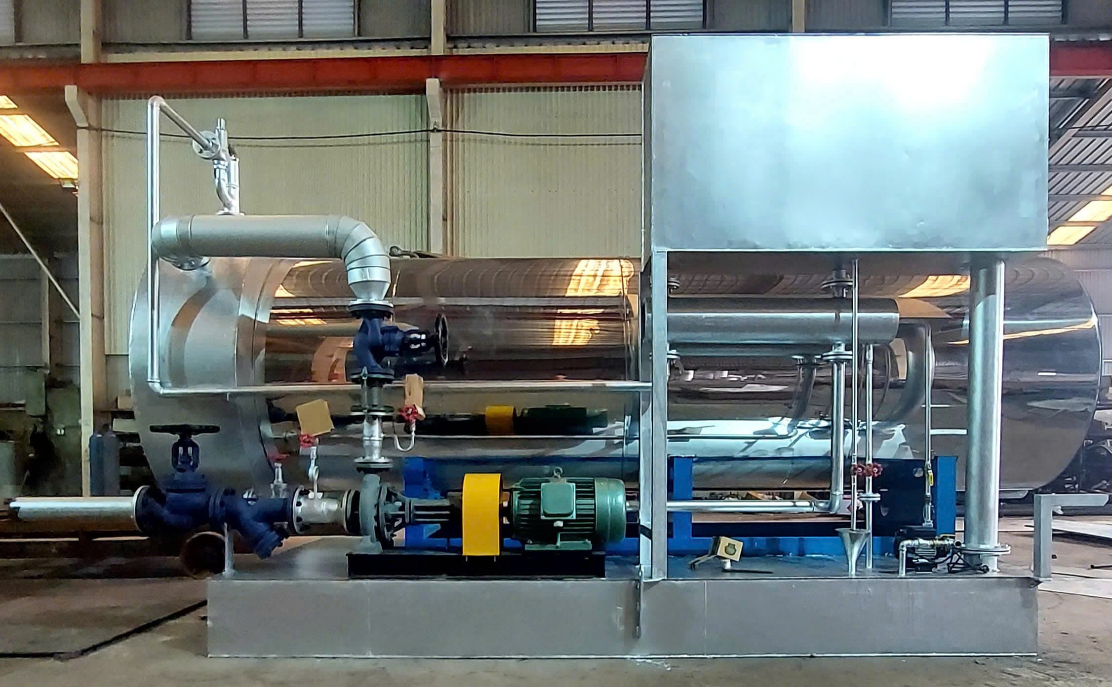 Lò dầu truyền nhiệt đốt nhiên liệu lỏng/khí gas 1